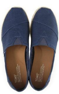 TOMS - NAVY LINEN ROPE MEN ALPARGATA