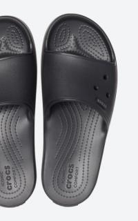 CROCS-CROCBAND III SLIDE BLACK-GRAPHITE