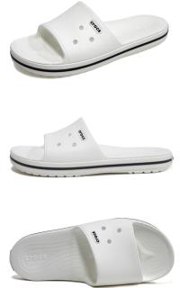 CROCS-CROCBAND III SLIDE WHI-BLK