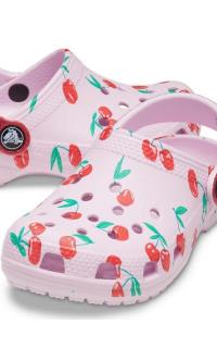 CROCS - FOOD PRINT BALLERINA PINK