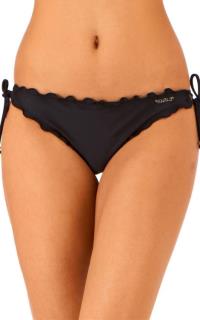 SEAFOLLY-BLACK SHIMMER HIPSTER TIE SIDE