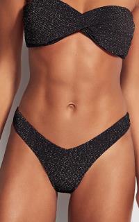 SEA FOLLY - V HIGH CUT RIO - BLACK