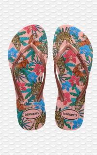 HAVAIANAS - SLIM TROPICAL BALLET ROSE-PIK RETRO METALLIC F17
