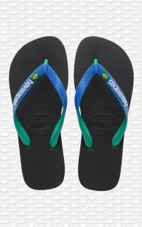 HAVAIANAS - BRASIL MIX BLACK-BLUE STAR F13-M18