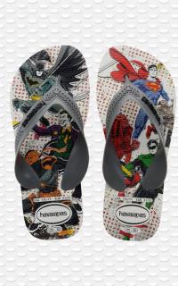 HAVAIANAS - KIDS MAX HEROIS WHITE-STEEL GREY I25