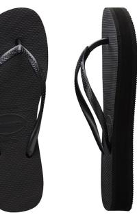 HAVAIANAS - SLIM FLATFORM - BLACK F17