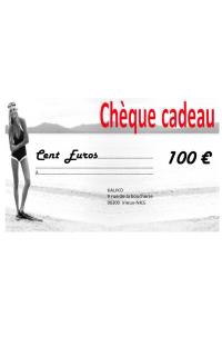 Chèque cadeaux de 100€